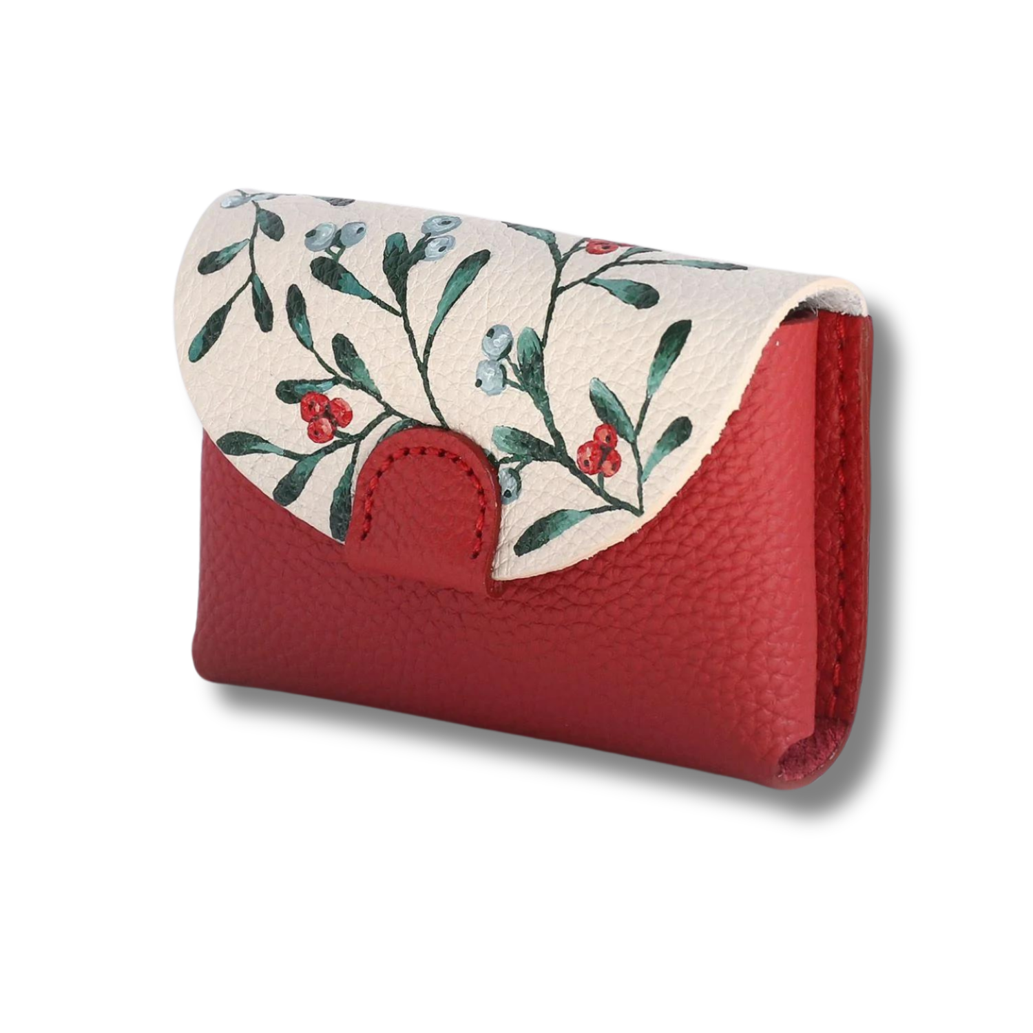Button Business Card Holder Colorful Custom
