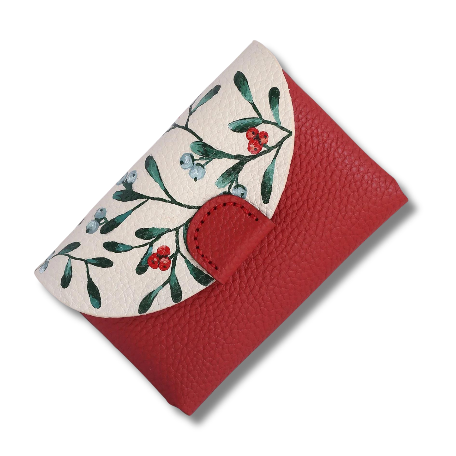 Button Business Card Holder Colorful Custom