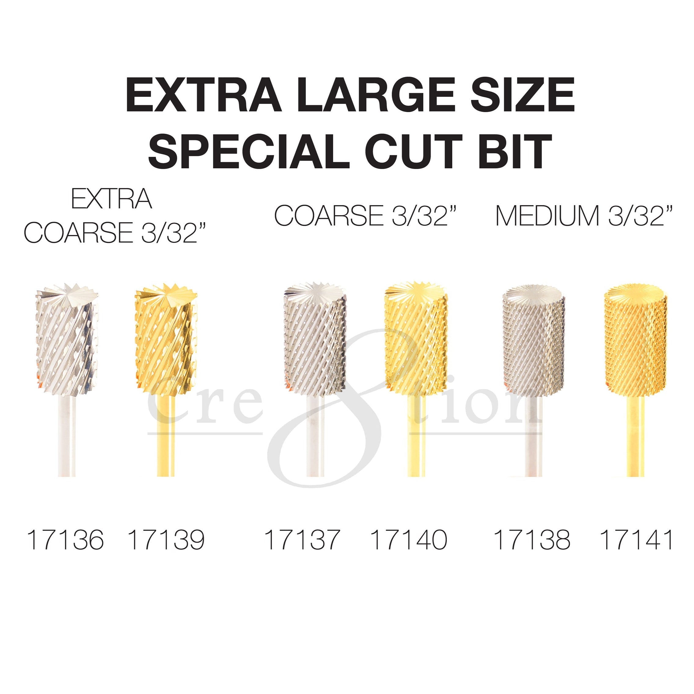 Cre8tion - Extra Large Size Special Cut Bit - 3/32