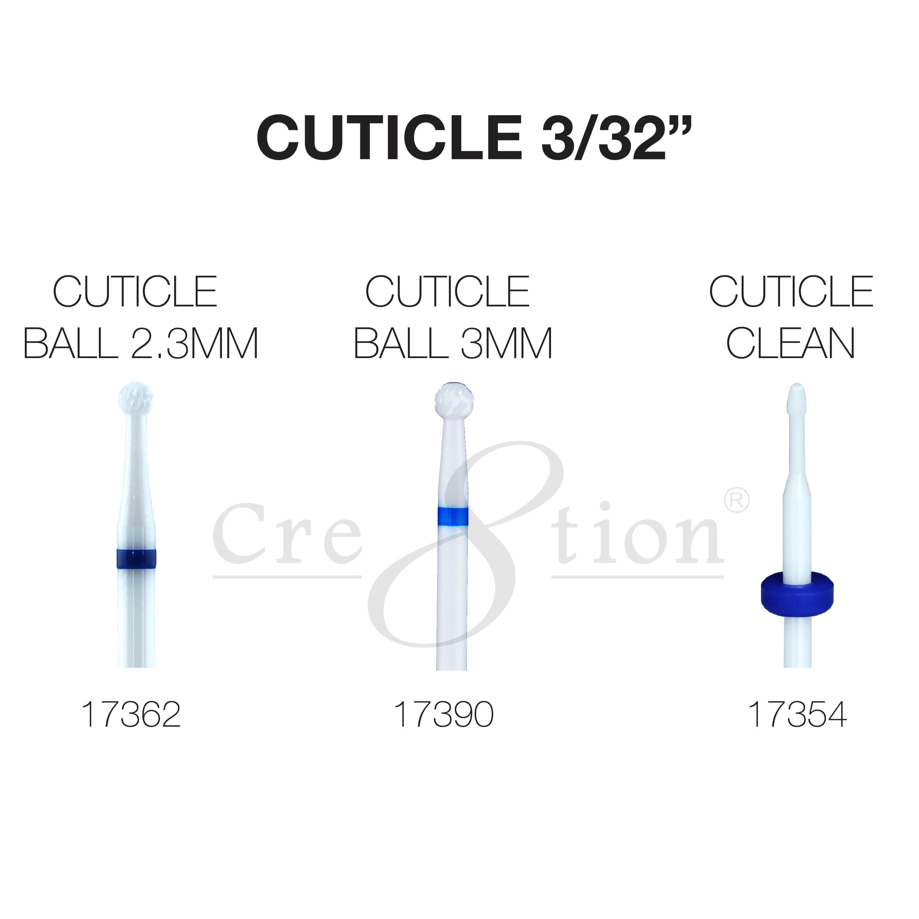 Cre8tion - Cuticle Ceramic Bit - 3/32