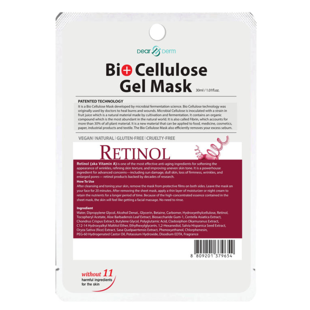 DearDerm - Bio Cellulose Face Mask Box 10pcs (Many Scents)