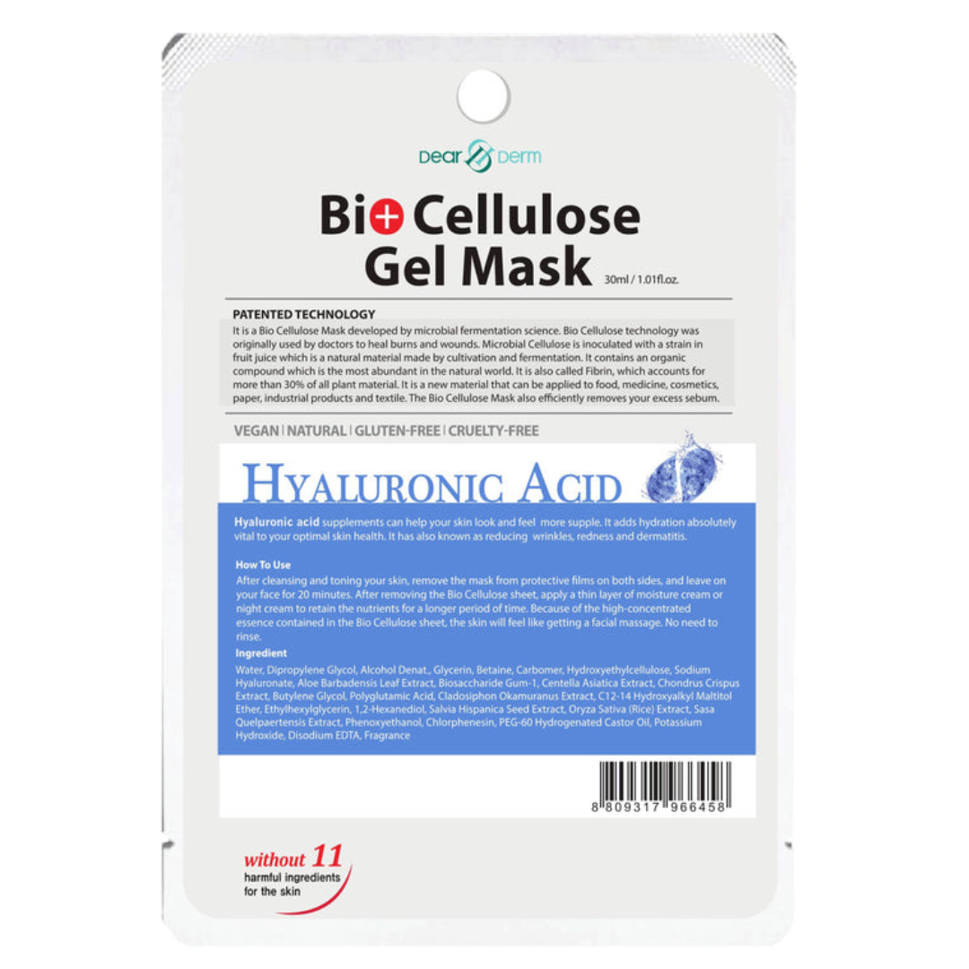 DearDerm - Bio Cellulose Face Mask Box 10pcs (Many Scents)