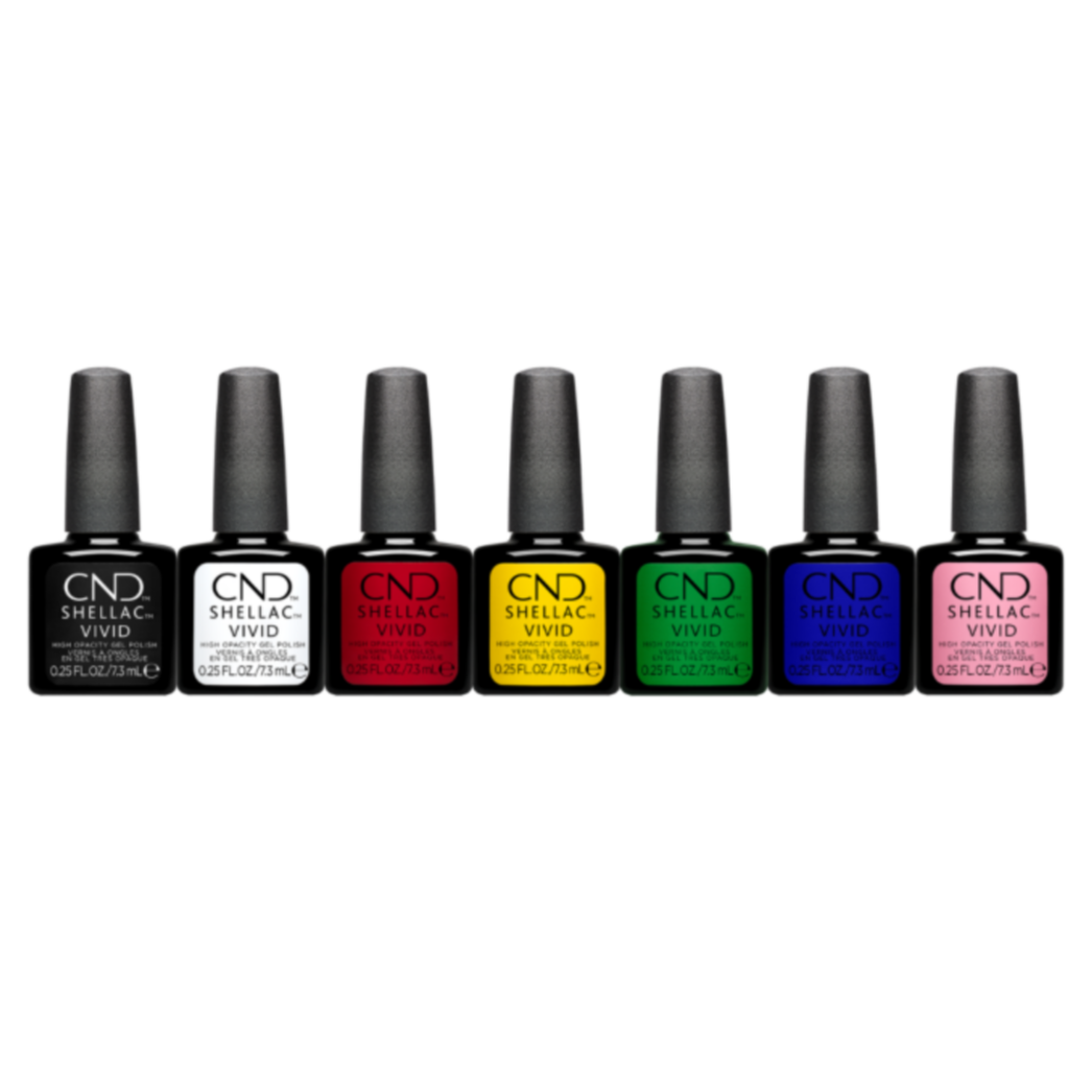 CND - Shellac Vivid Full Set (7pcs) - NEW 2025