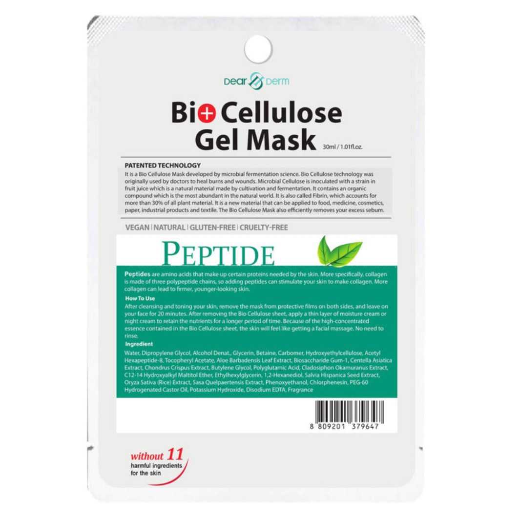 DearDerm - Bio Cellulose Face Mask Box 10pcs (Many Scents)