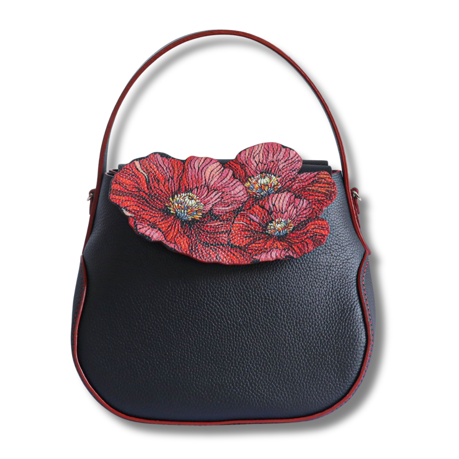 Charm Medium Hand Bag Dual Compartments Custom Color