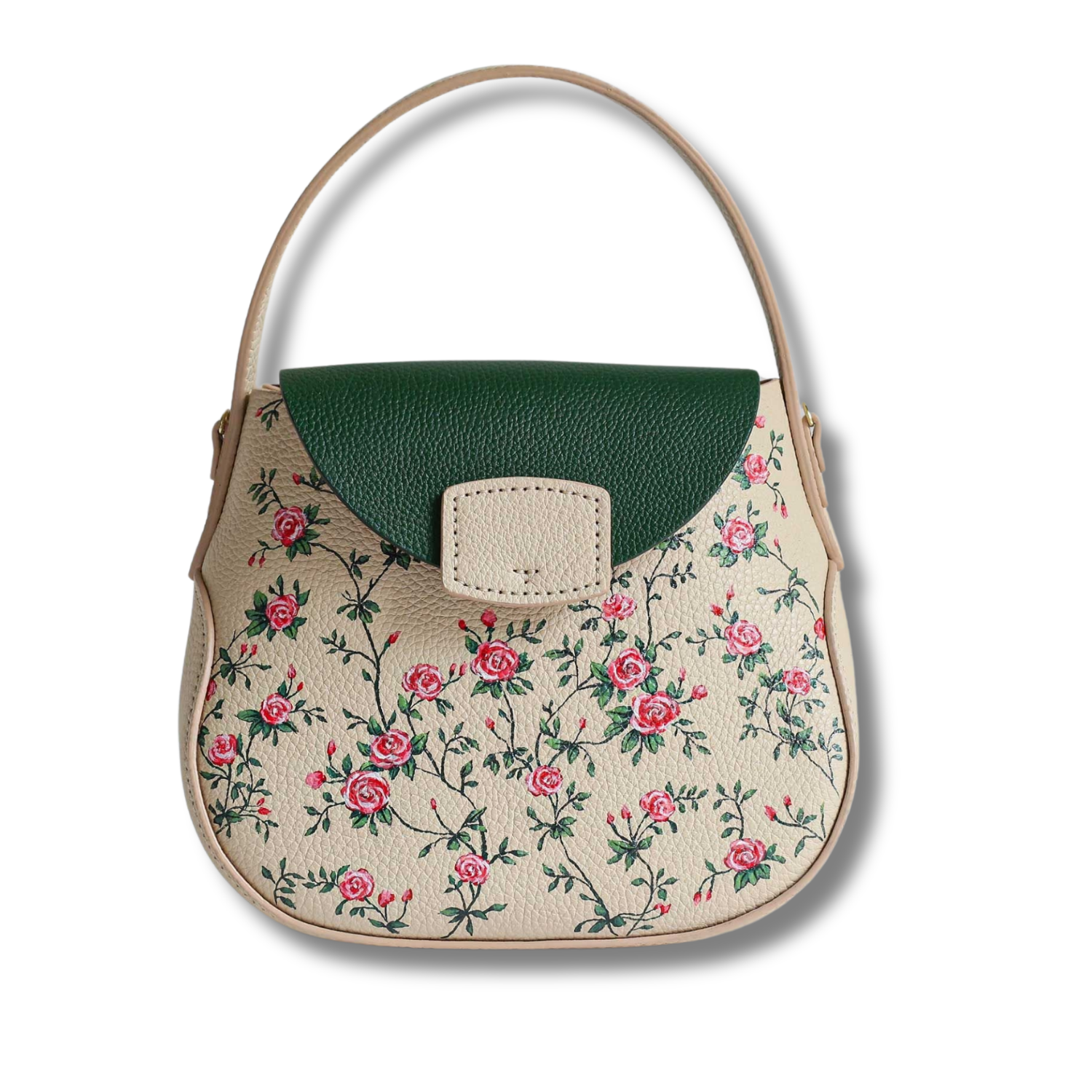 Charm Medium Hand Bag Dual Compartments Custom Color