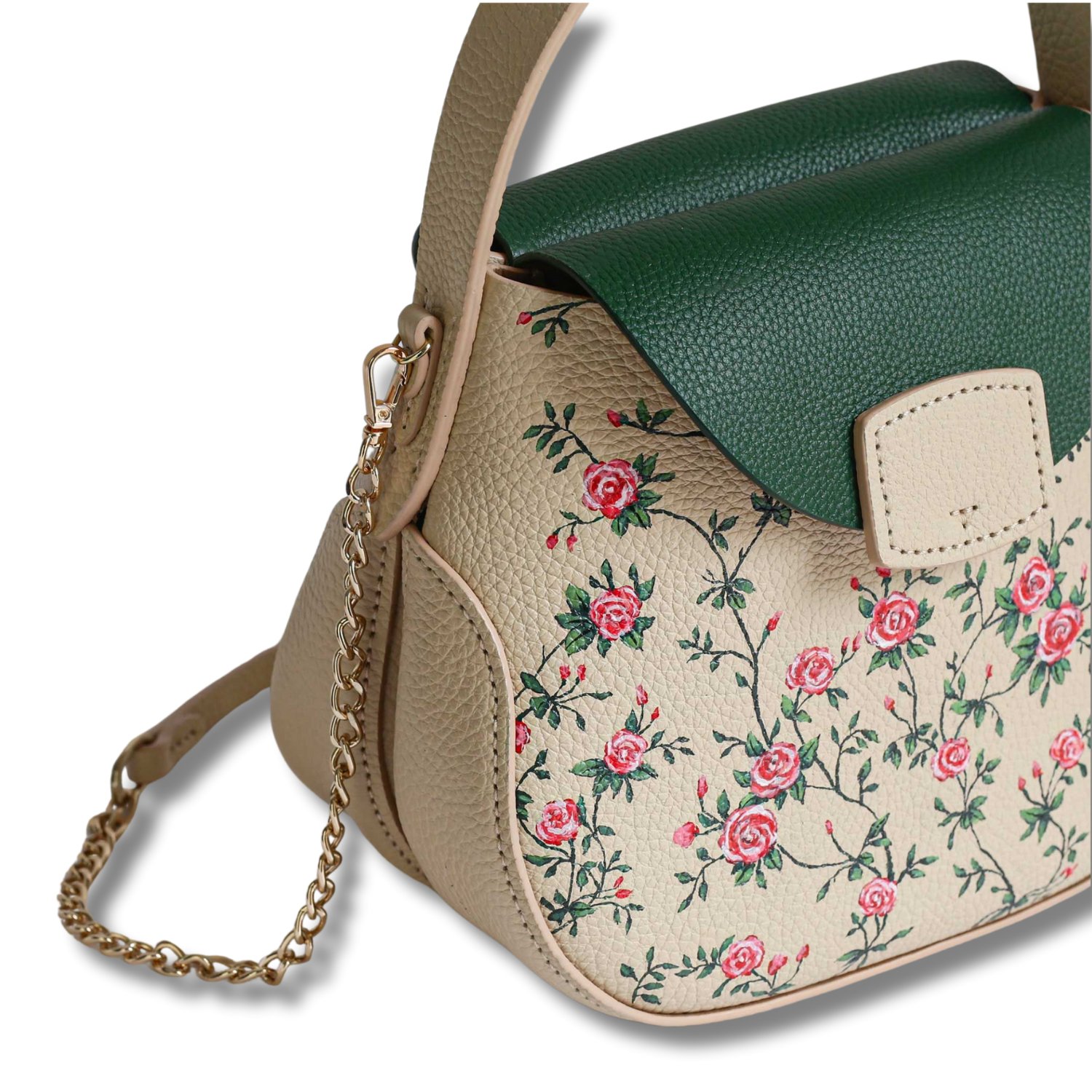 Charm Medium Hand Bag Dual Compartments Custom Color