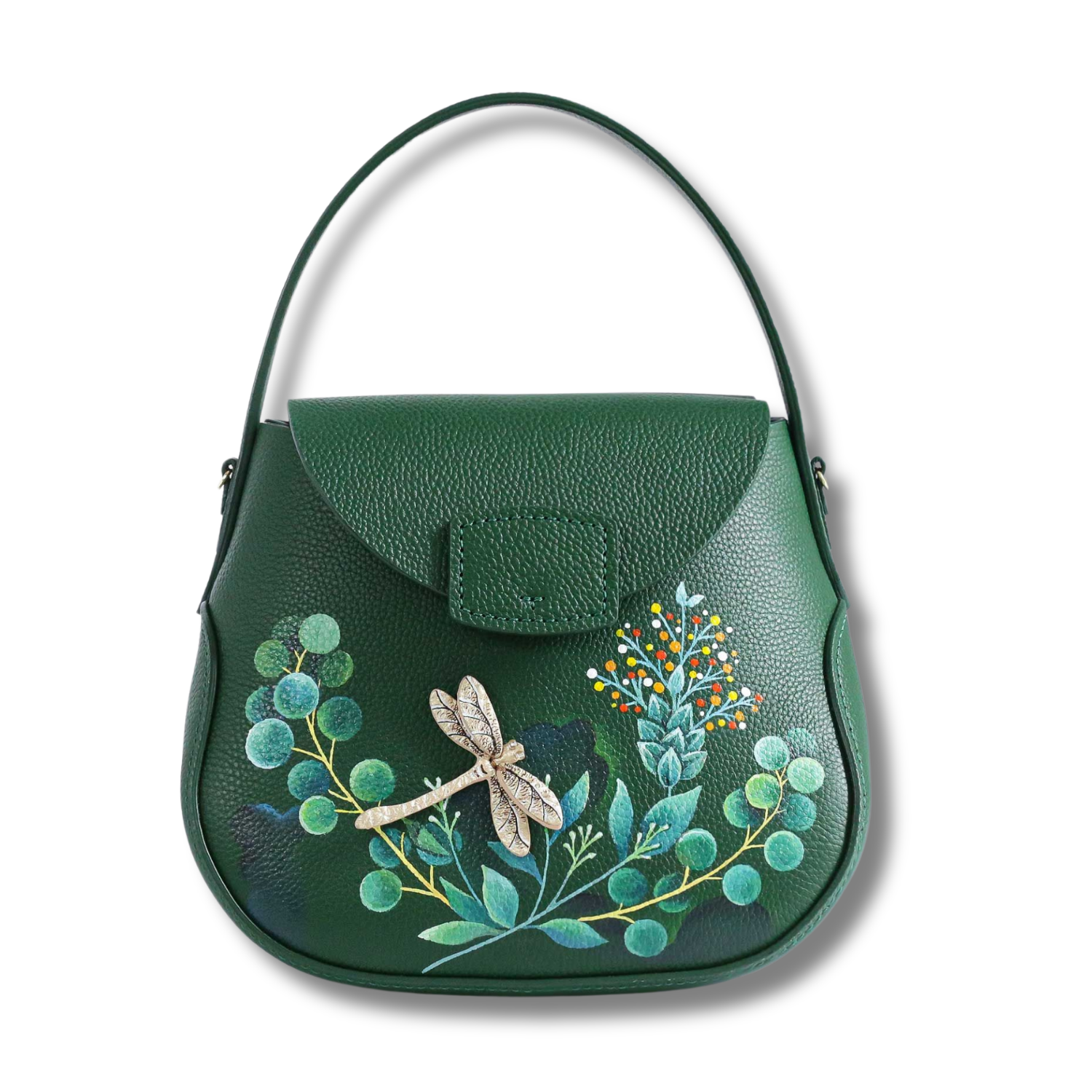 Charm Medium Hand Bag Dual Compartments Custom Color