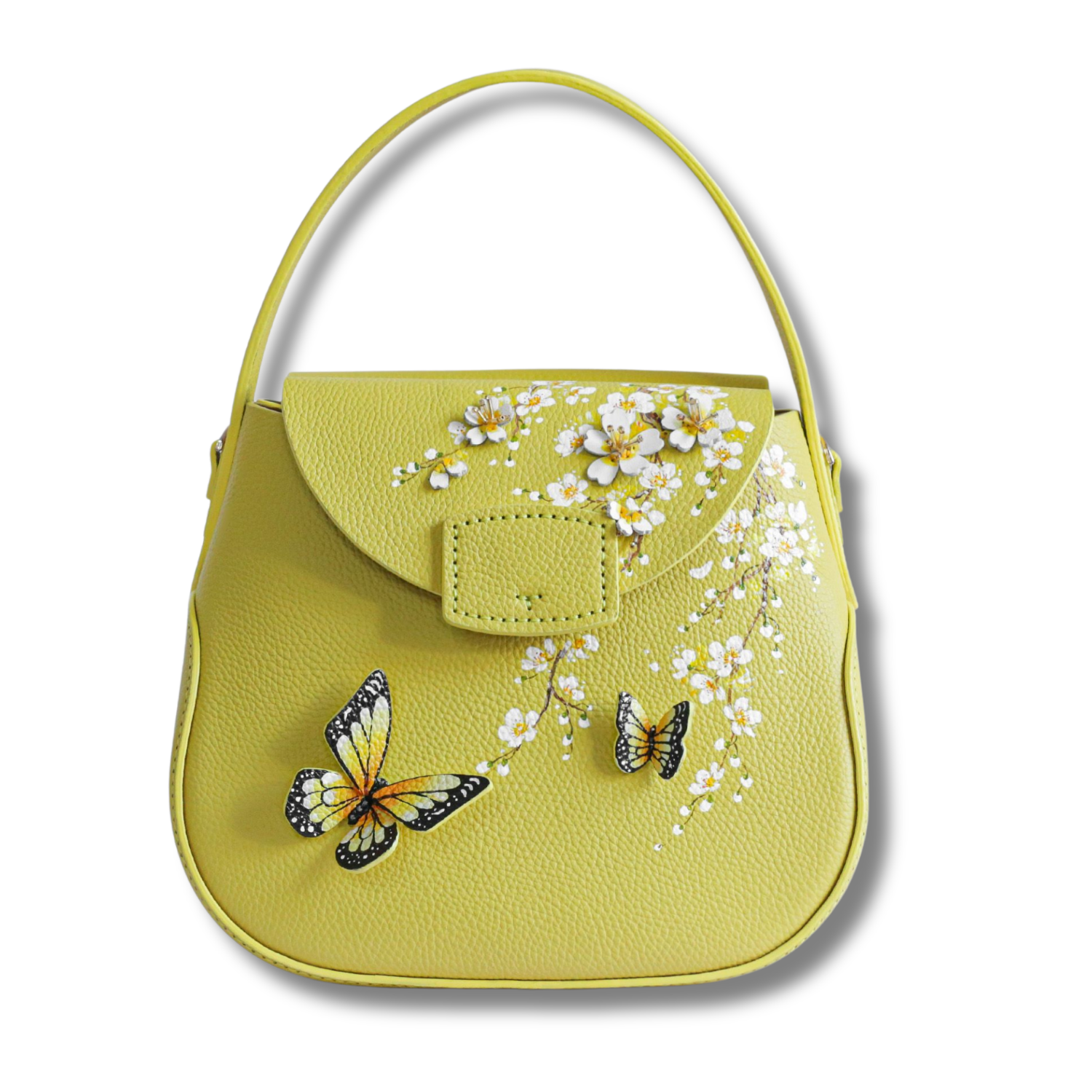 Charm Medium Hand Bag Dual Compartments Custom Color