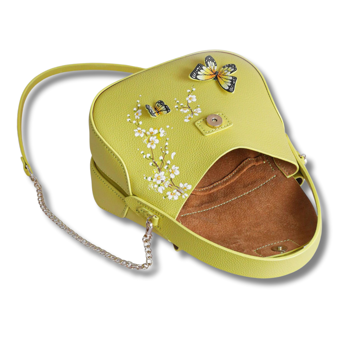 Charm Medium Hand Bag Dual Compartments Custom Color