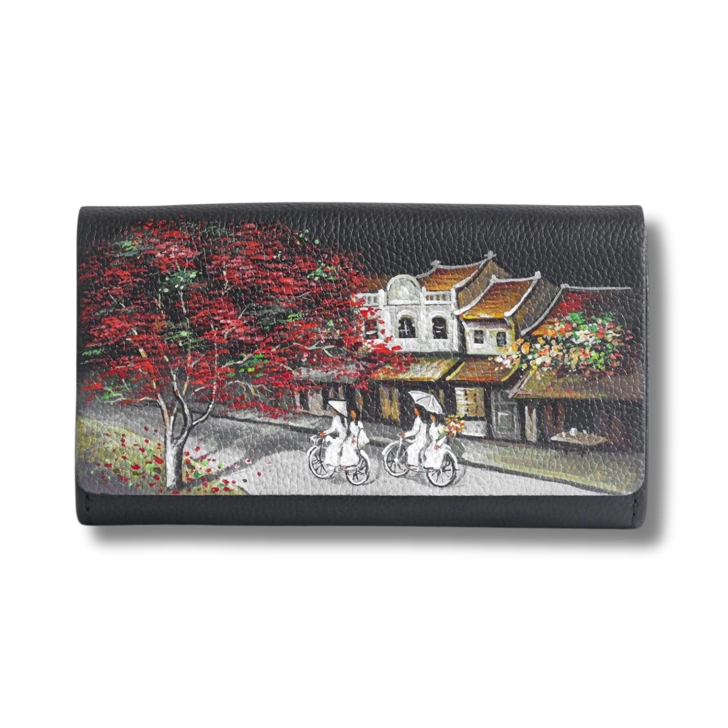 Classic Women's Front Flap Long Wallet