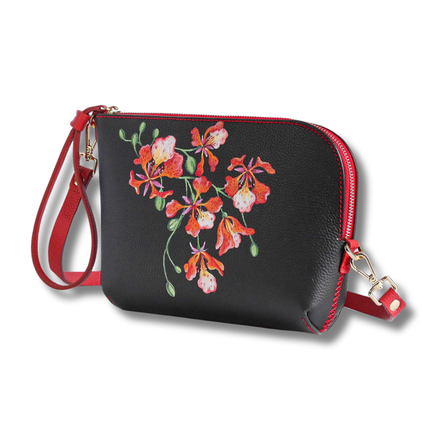 Clutch Hand Bag Adjustable Crossbody Strap Custom Color