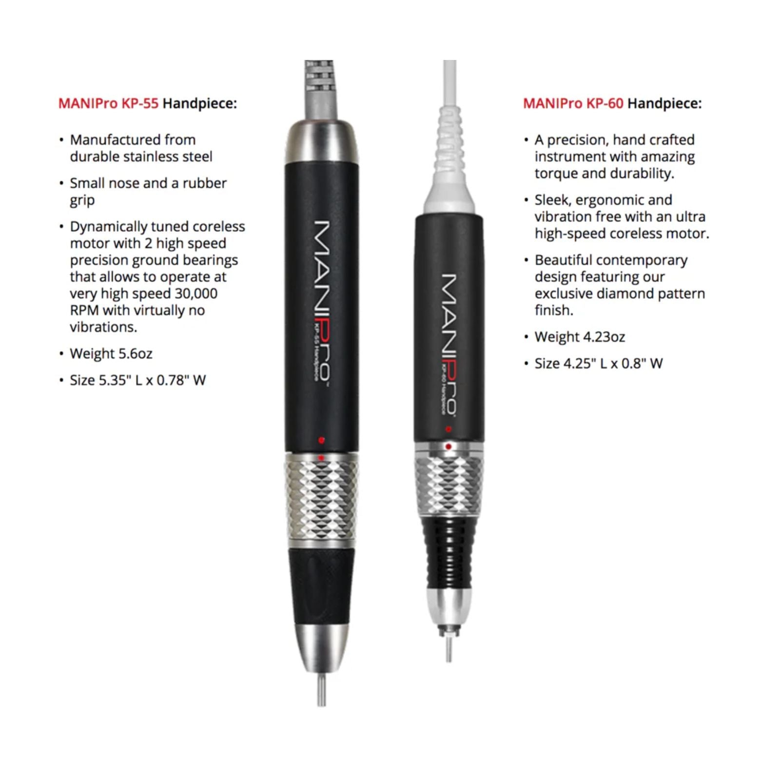 Kupa - Manipro Handpiece Only - KP60 (Short Version)