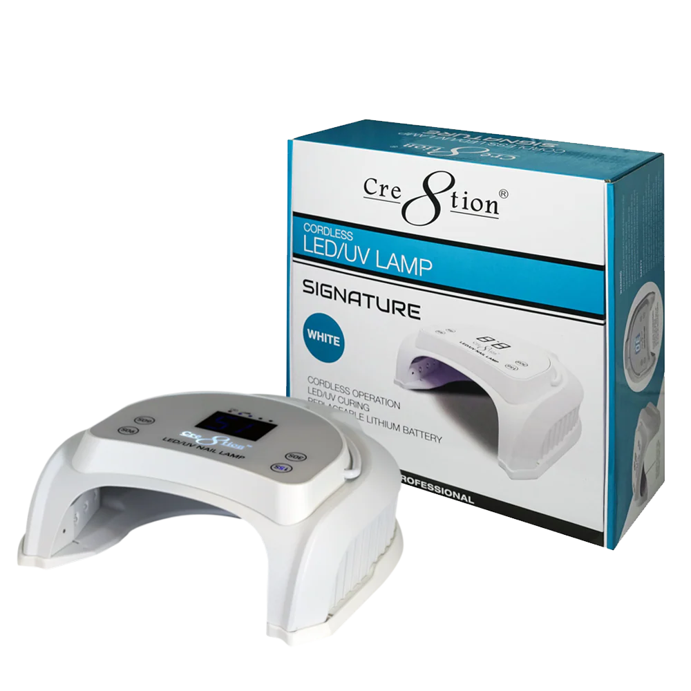 Cre8tion - Signature Cordless LED UV Lamp (Black/ White)