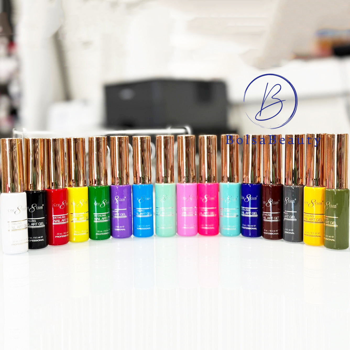 Cre8tion - Detail Nail Art Gel - Full Set 93 Colors (#01 - #93)