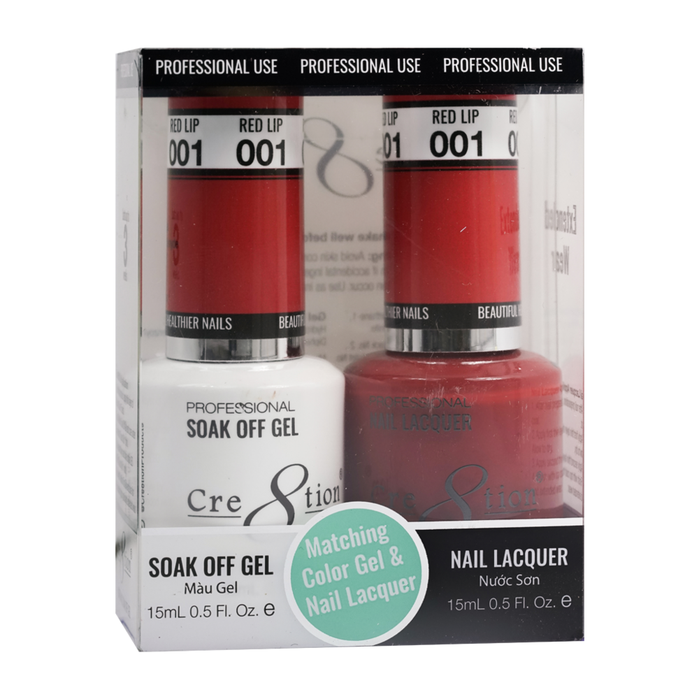 Cre8tion - Gel & Lacquer Solid Duo (#01 - #50)