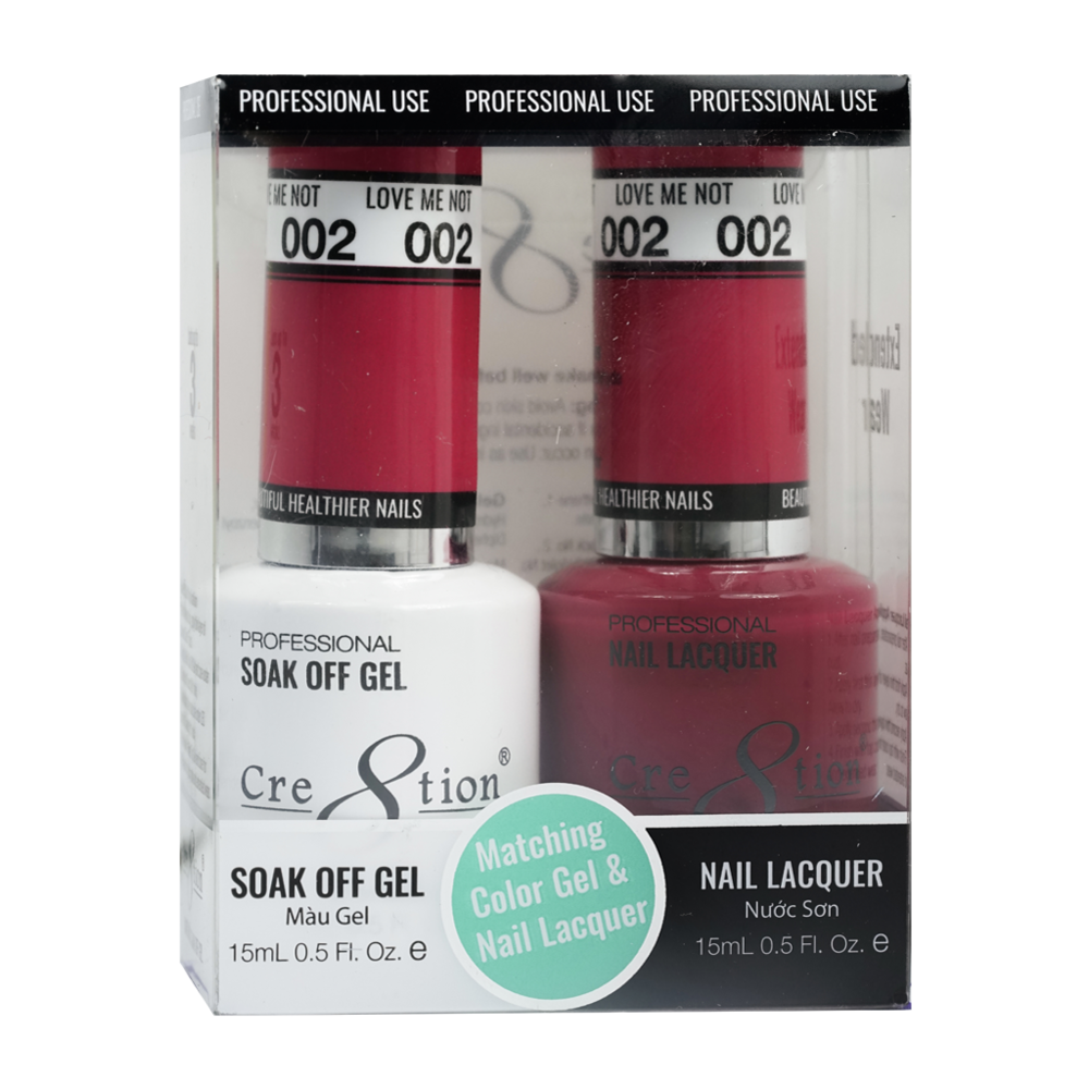 Cre8tion - Gel & Lacquer Solid Duo (#01 - #50)
