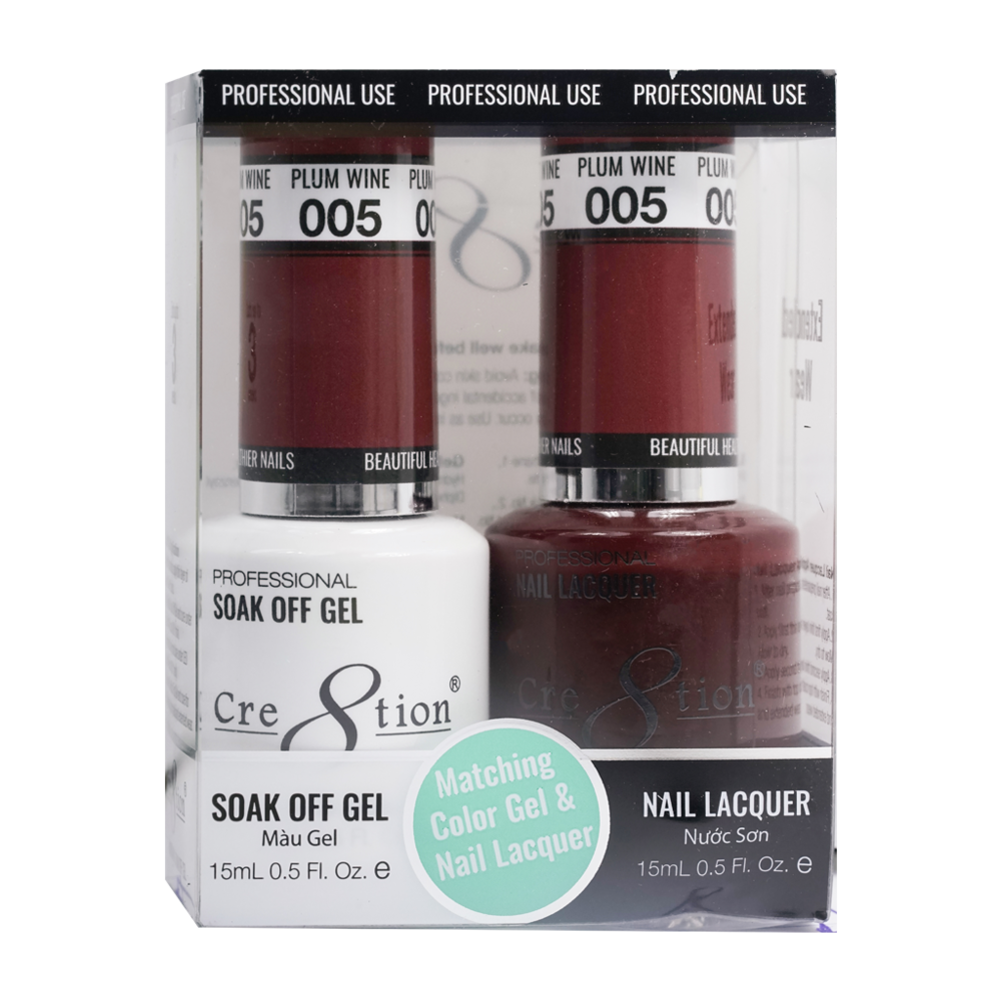 Cre8tion - Gel & Lacquer Solid Duo (#01 - #50)
