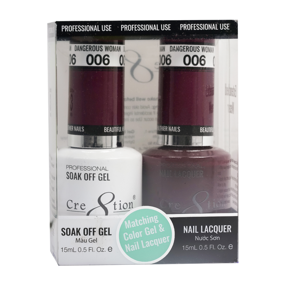 Cre8tion - Gel & Lacquer Solid Duo (#01 - #50)