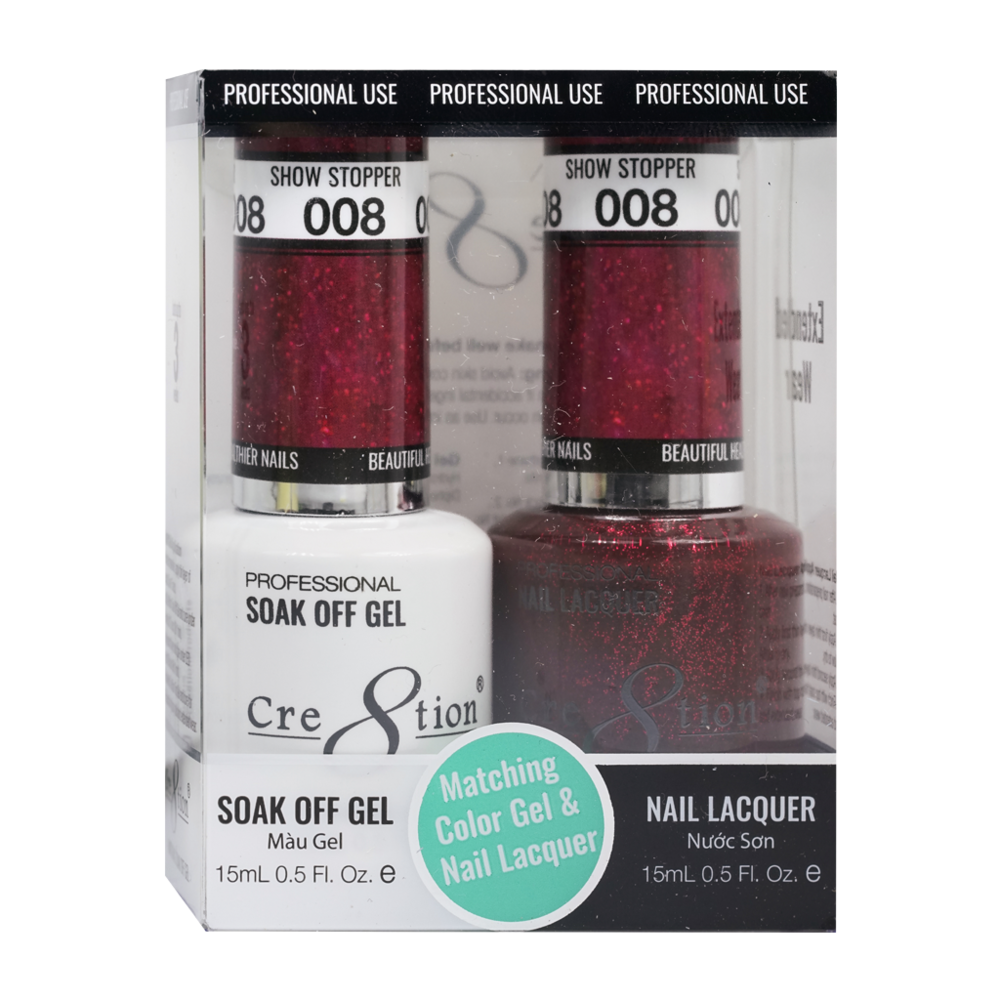 Cre8tion - Gel & Lacquer Solid Duo (#01 - #50)