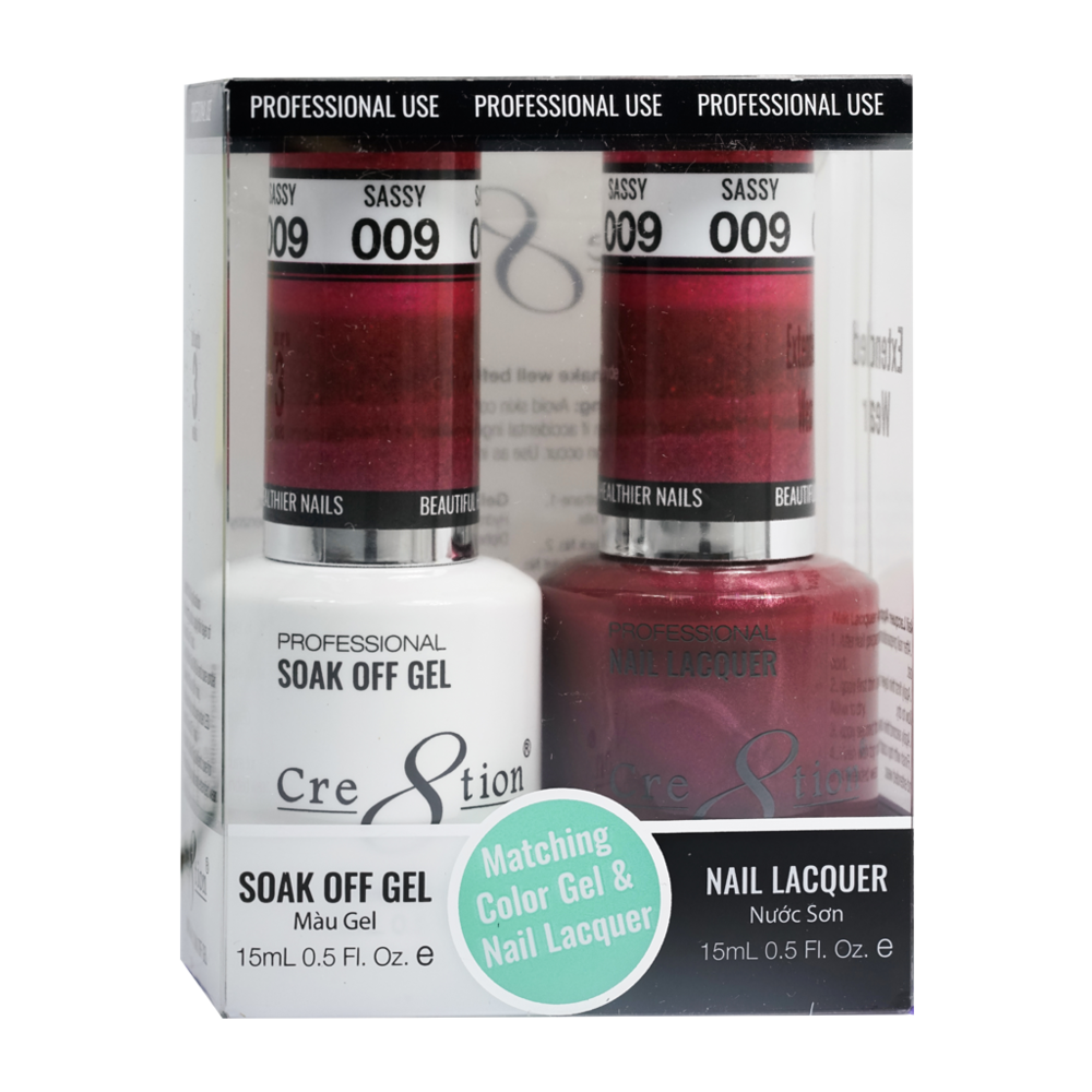 Cre8tion - Gel & Lacquer Solid Duo (#01 - #50)