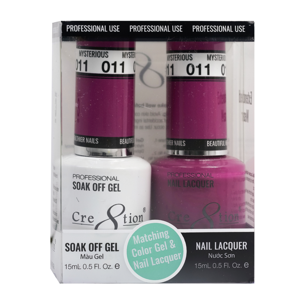 Cre8tion - Gel & Lacquer Solid Duo (#01 - #50)