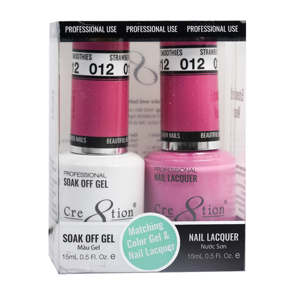 Cre8tion - Gel & Lacquer Solid Duo (#01 - #50)