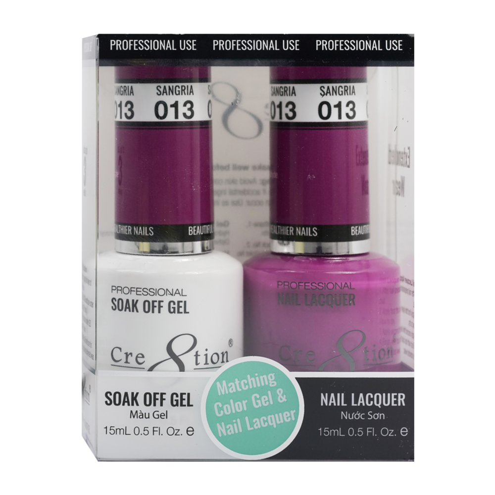 Cre8tion - Gel & Lacquer Solid Duo (#01 - #50)