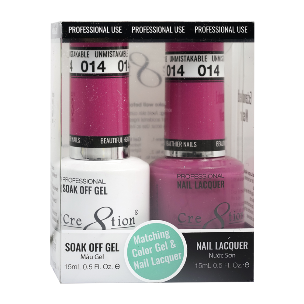 Cre8tion - Gel & Lacquer Solid Duo (#01 - #50)