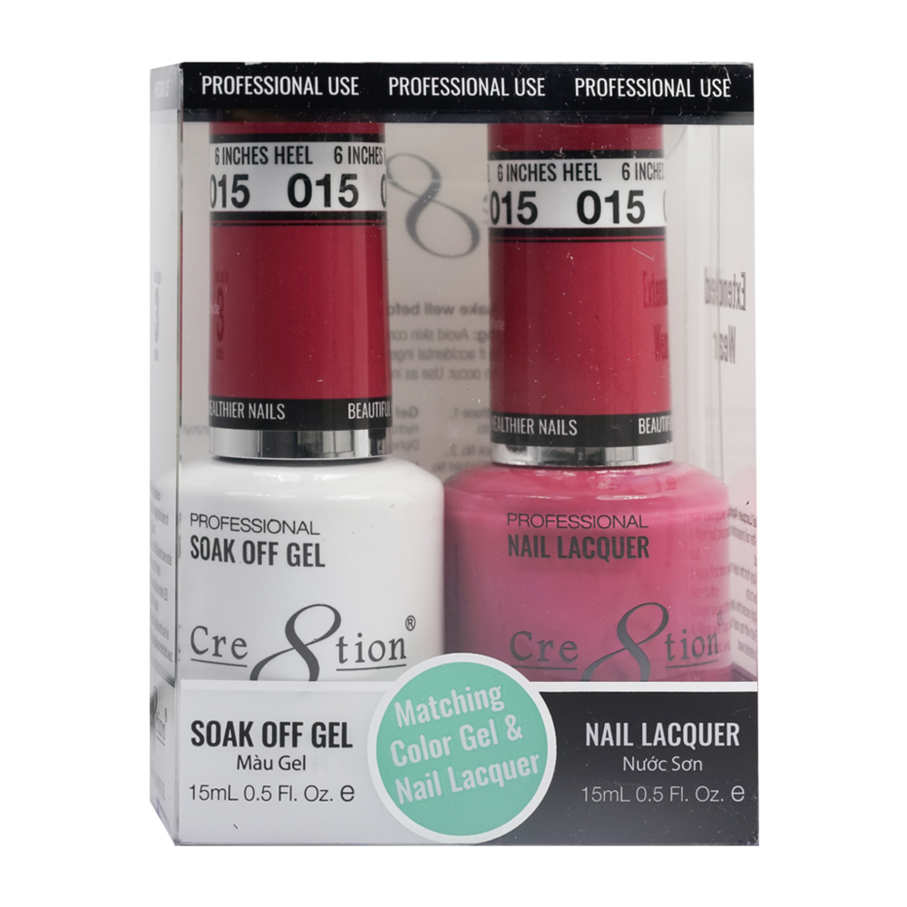 Cre8tion - Gel & Lacquer Solid Duo (#01 - #50)