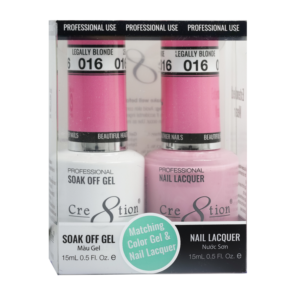 Cre8tion - Gel & Lacquer Solid Duo (#01 - #50)