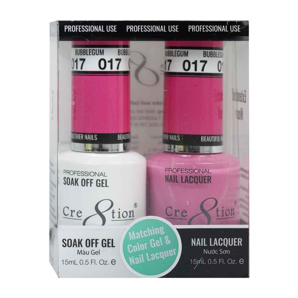 Cre8tion - Gel & Lacquer Solid Duo (#01 - #50)