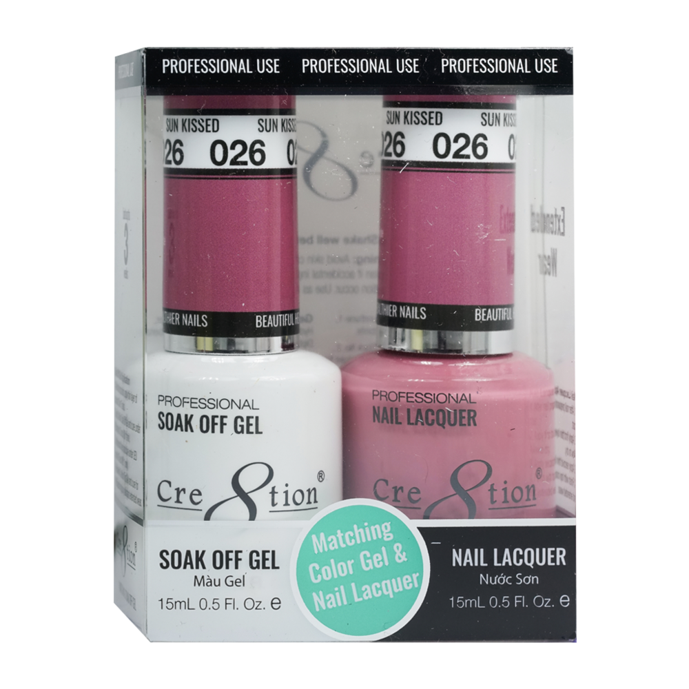 Cre8tion - Gel & Lacquer Solid Duo (#01 - #50)