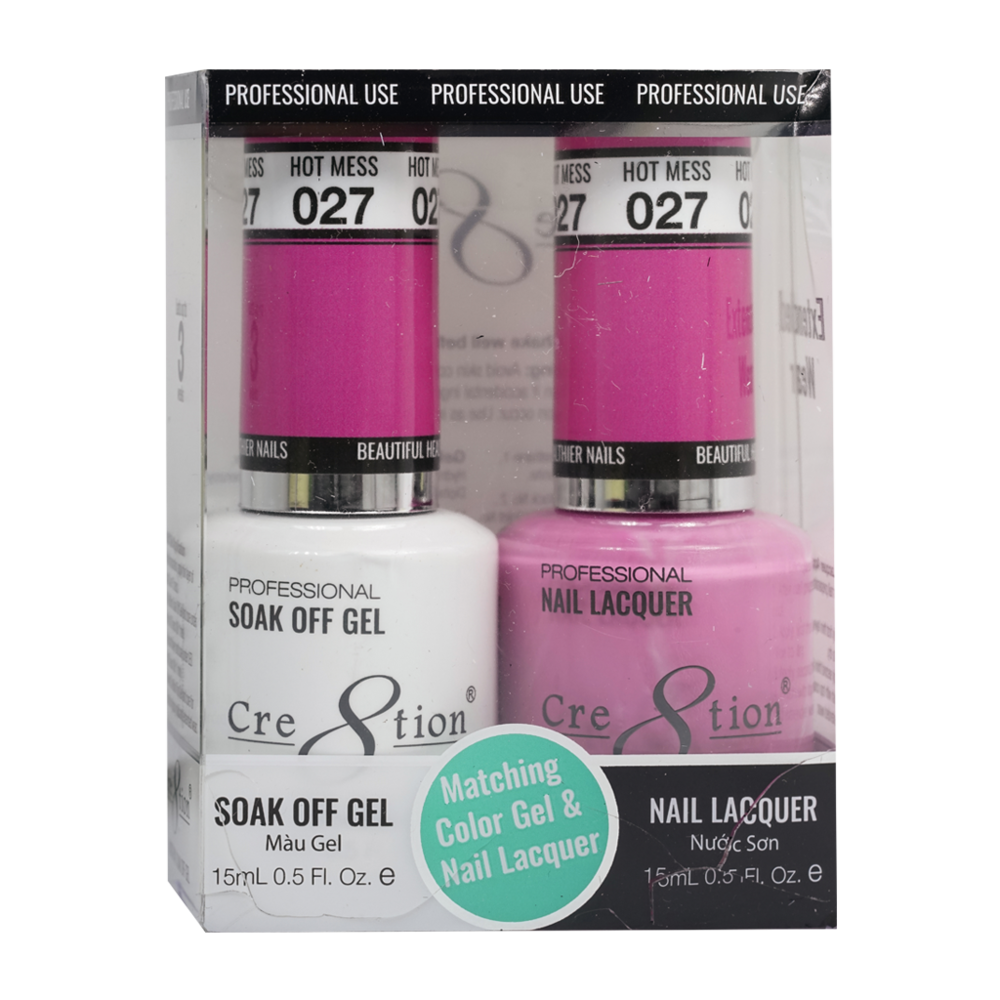 Cre8tion - Gel & Lacquer Solid Duo (#01 - #50)