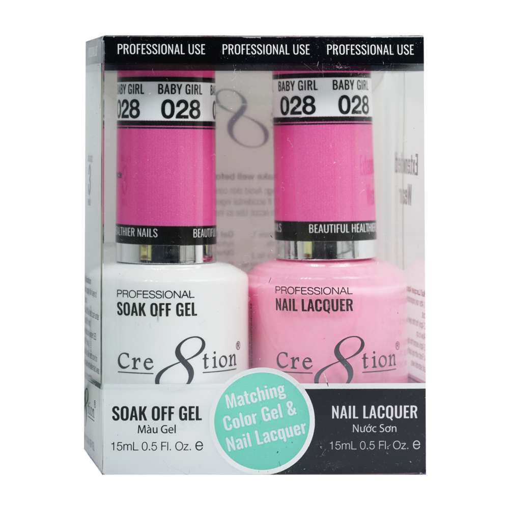 Cre8tion - Gel & Lacquer Solid Duo (#01 - #50)