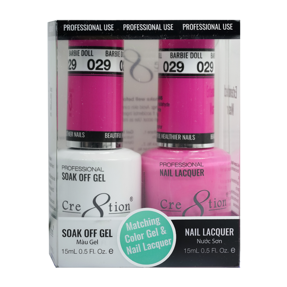Cre8tion - Gel & Lacquer Solid Duo (#01 - #50)