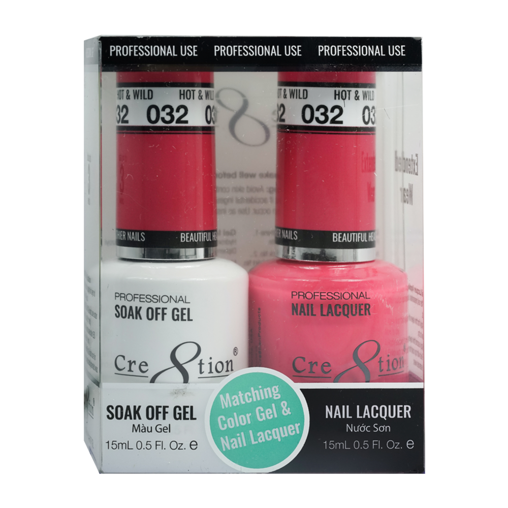 Cre8tion - Gel & Lacquer Solid Duo (#01 - #50)