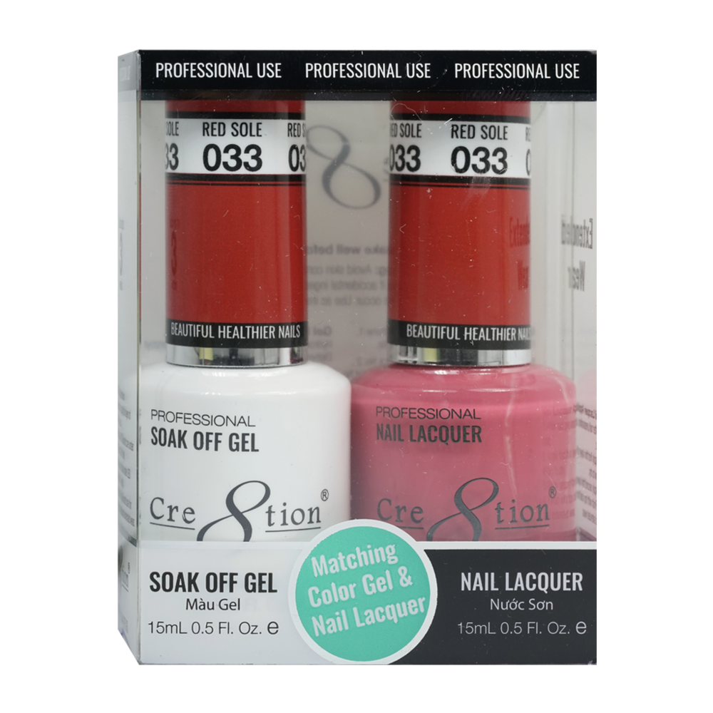 Cre8tion - Gel & Lacquer Solid Duo (#01 - #50)