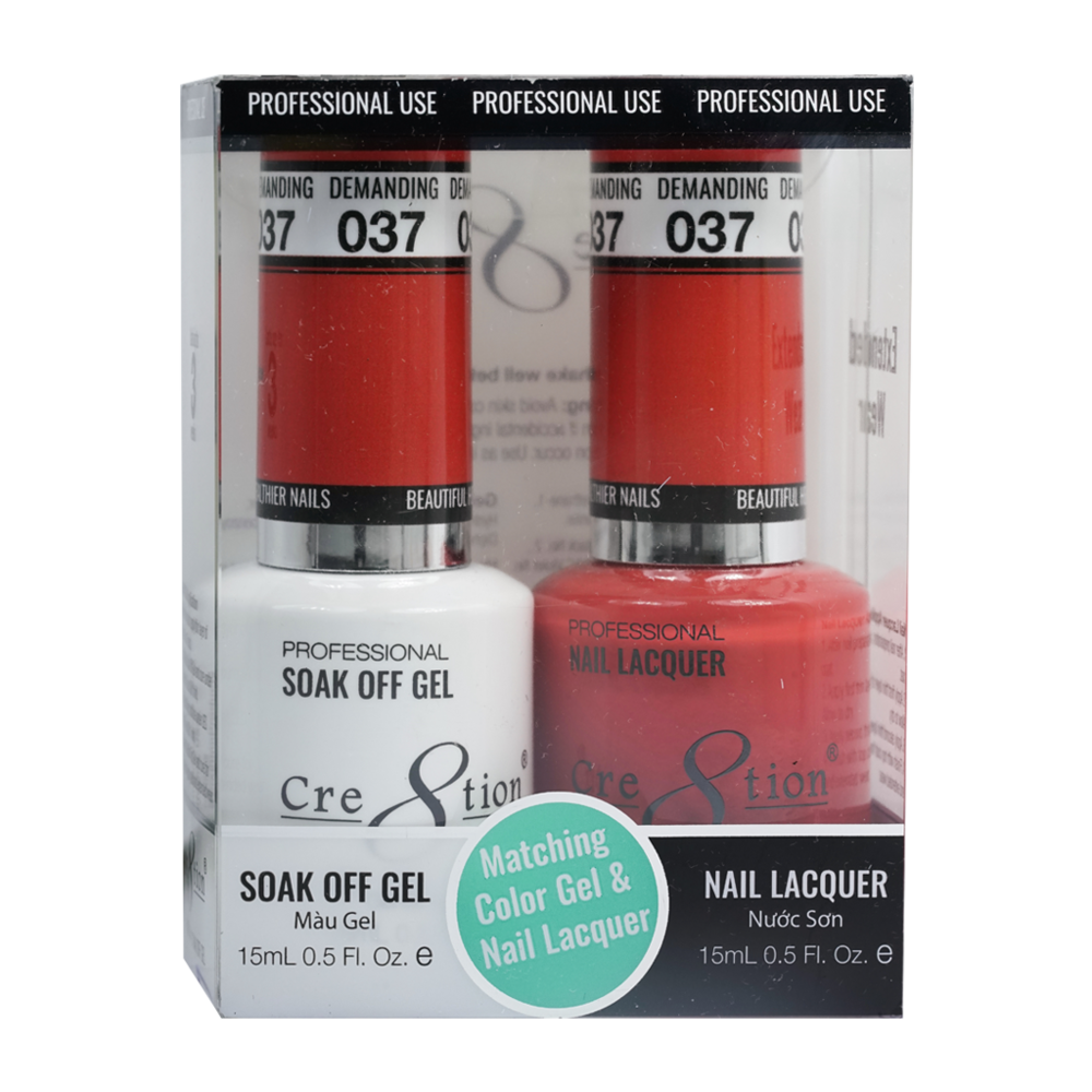 Cre8tion - Gel & Lacquer Solid Duo (#01 - #50)