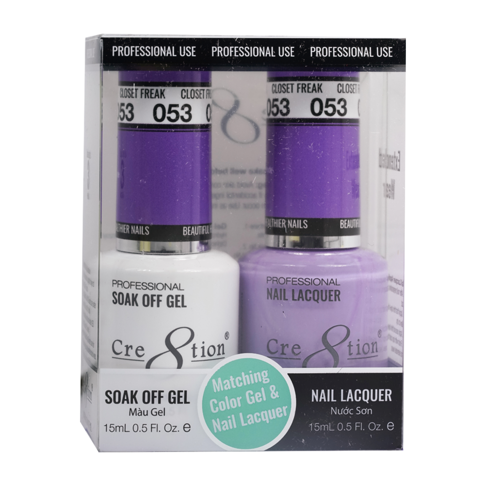 Cre8tion - Gel & Lacquer Solid Duo (#51 - #100)