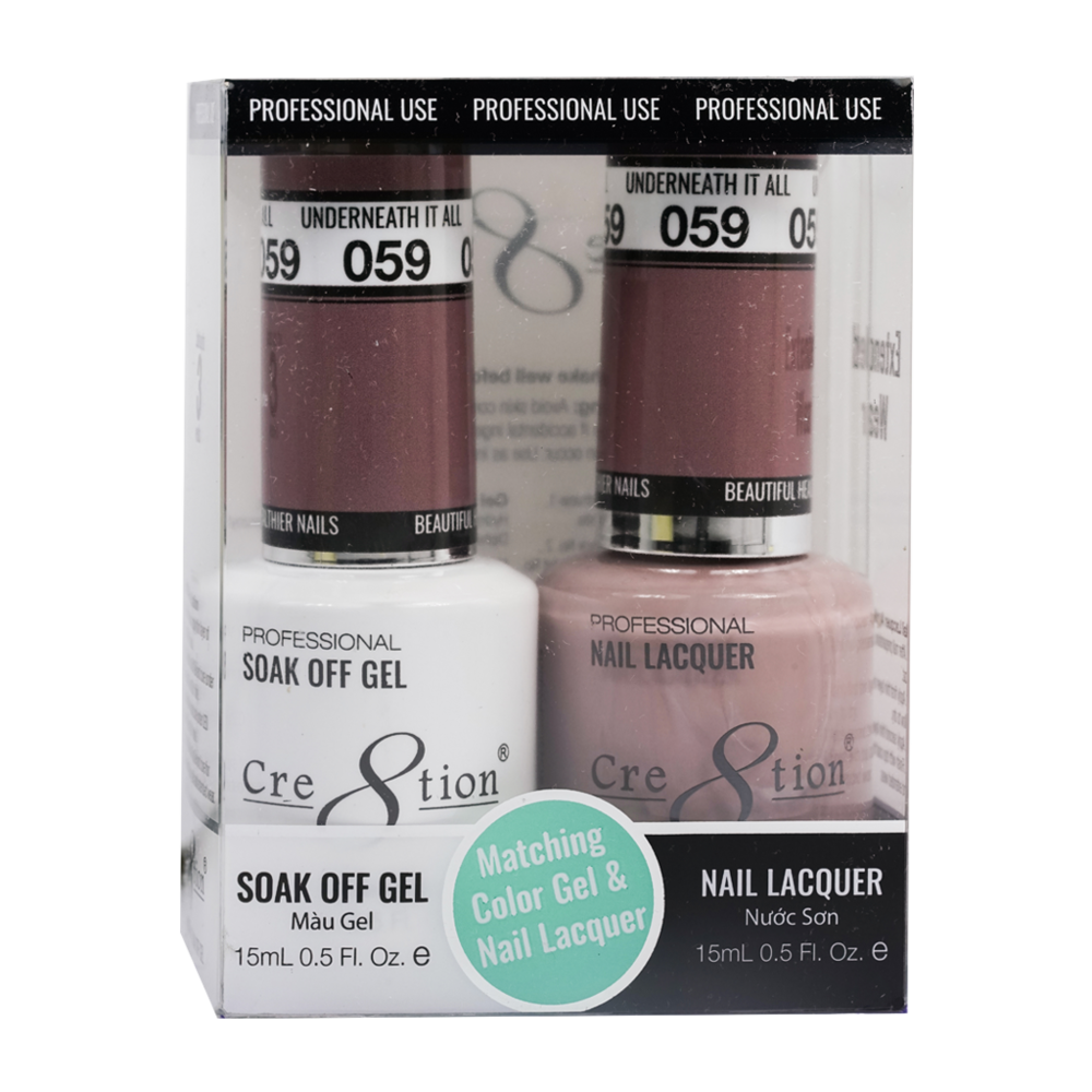 Cre8tion - Gel & Lacquer Solid Duo (#51 - #100)