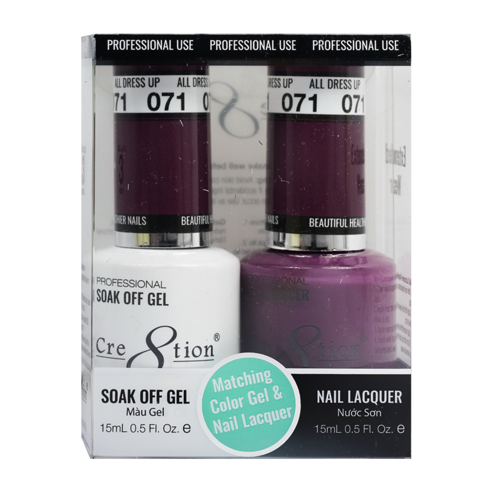Cre8tion - Gel & Lacquer Solid Duo (#51 - #100)