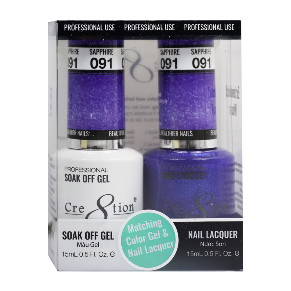 Cre8tion - Gel & Lacquer Solid Duo (#51 - #100)