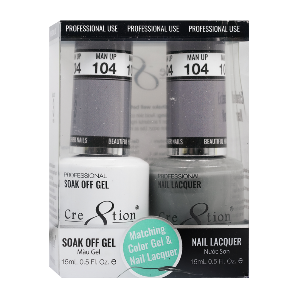 Cre8tion - Gel & Lacquer Solid Duo (#101 - #144)