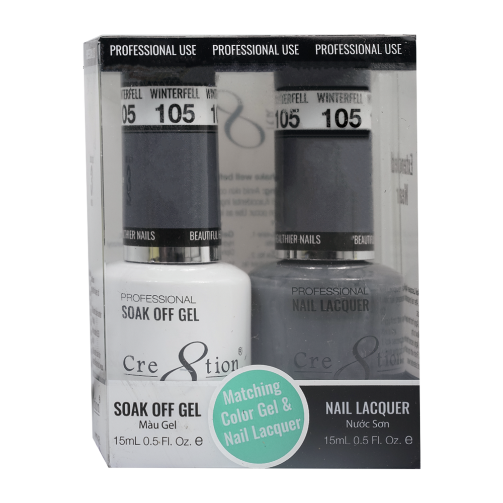 Cre8tion - Gel & Lacquer Solid Duo (#101 - #144)