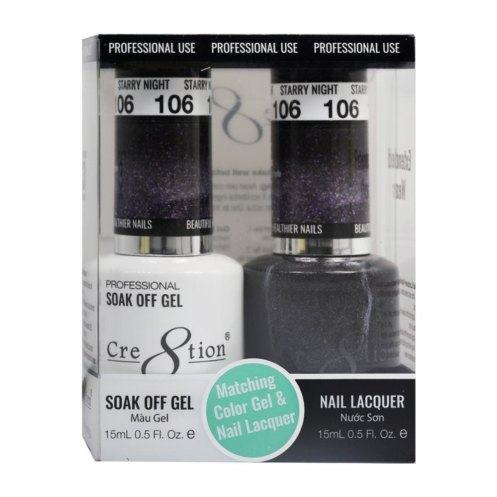 Cre8tion - Gel & Lacquer Solid Duo (#101 - #144)