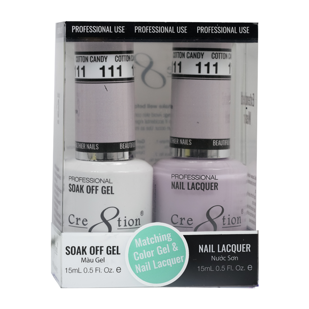 Cre8tion - Gel & Lacquer Solid Duo (#101 - #144)