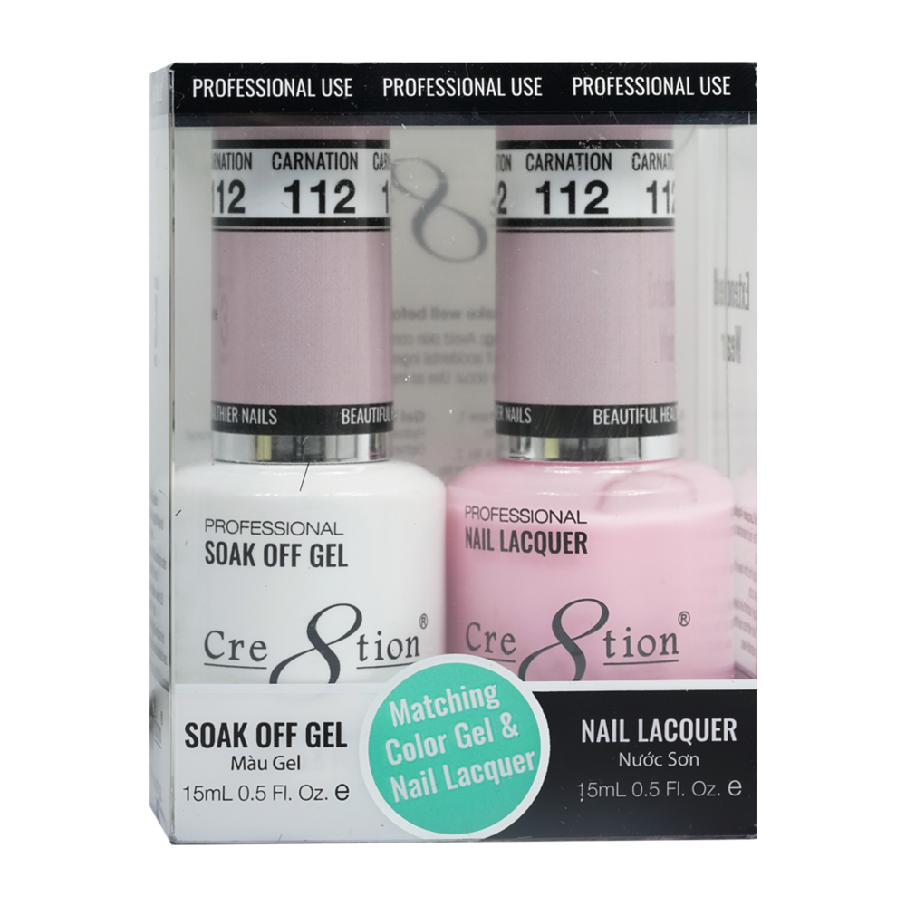 Cre8tion - Gel & Lacquer Solid Duo (#101 - #144)