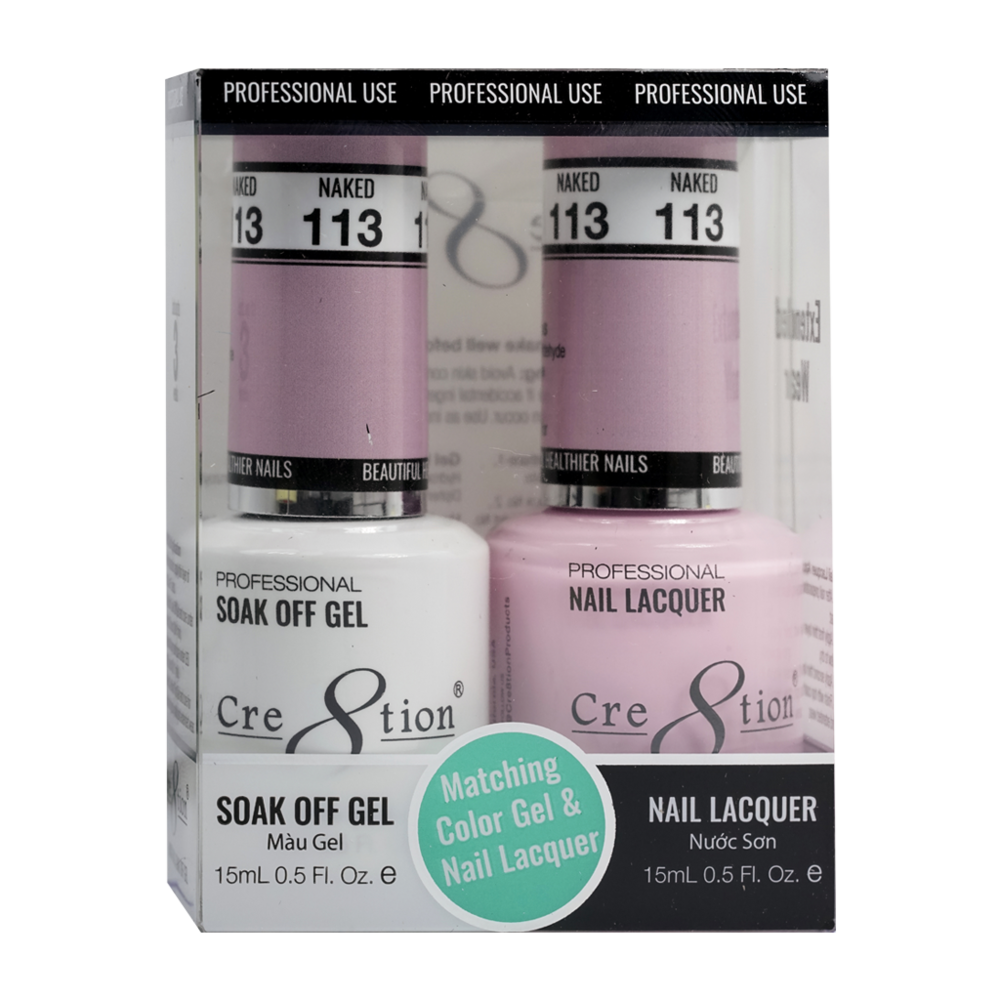 Cre8tion - Gel & Lacquer Solid Duo (#101 - #144)