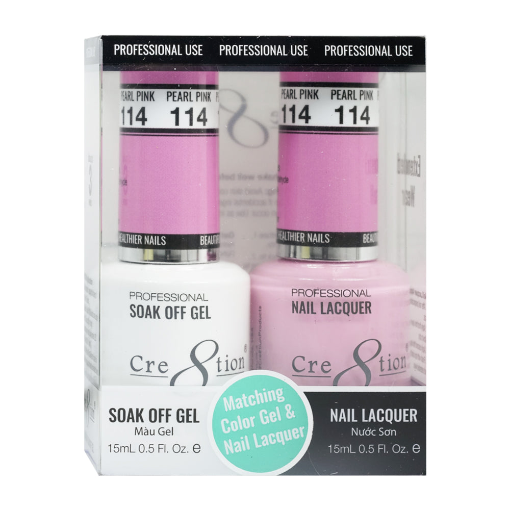 Cre8tion - Gel & Lacquer Solid Duo (#101 - #144)